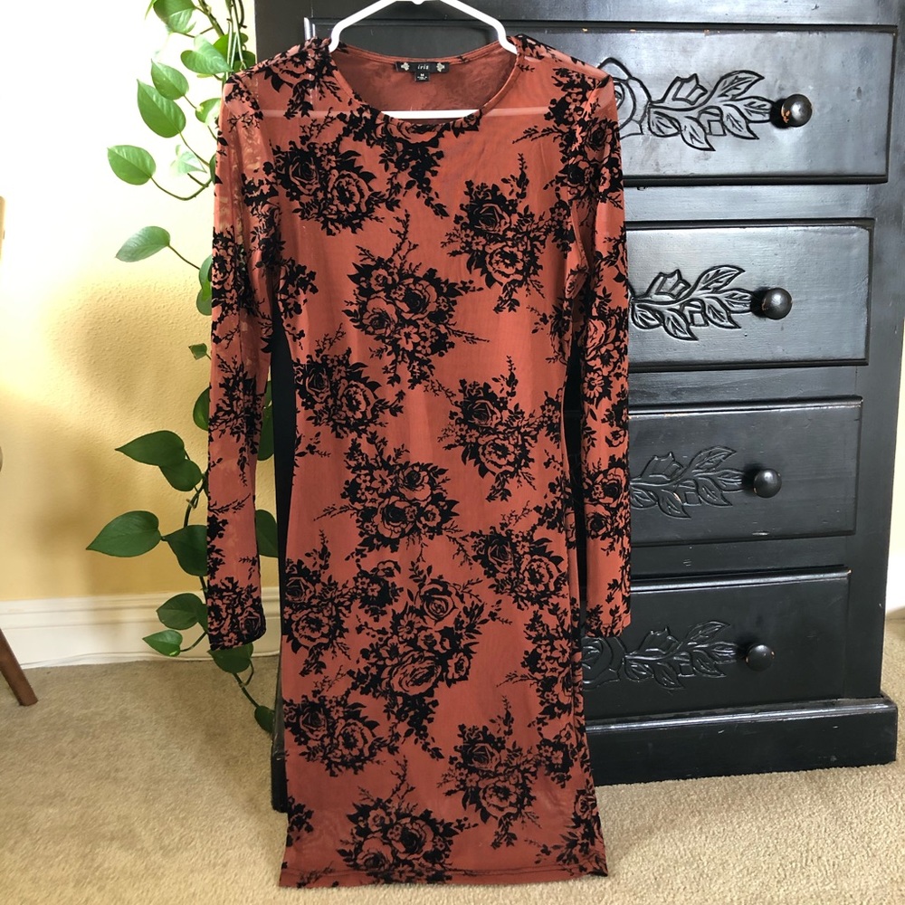 Sheer Cocktail Dress.